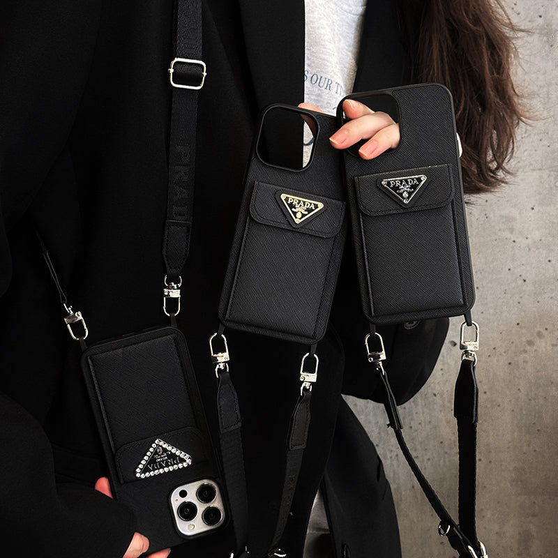 Pra Crossbody Leather iPhone Case - Bestocase