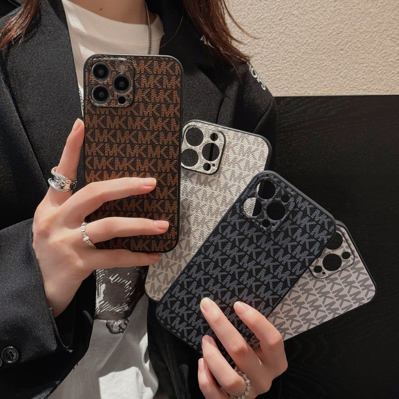 MK Leather iPhone Case - Bestocase