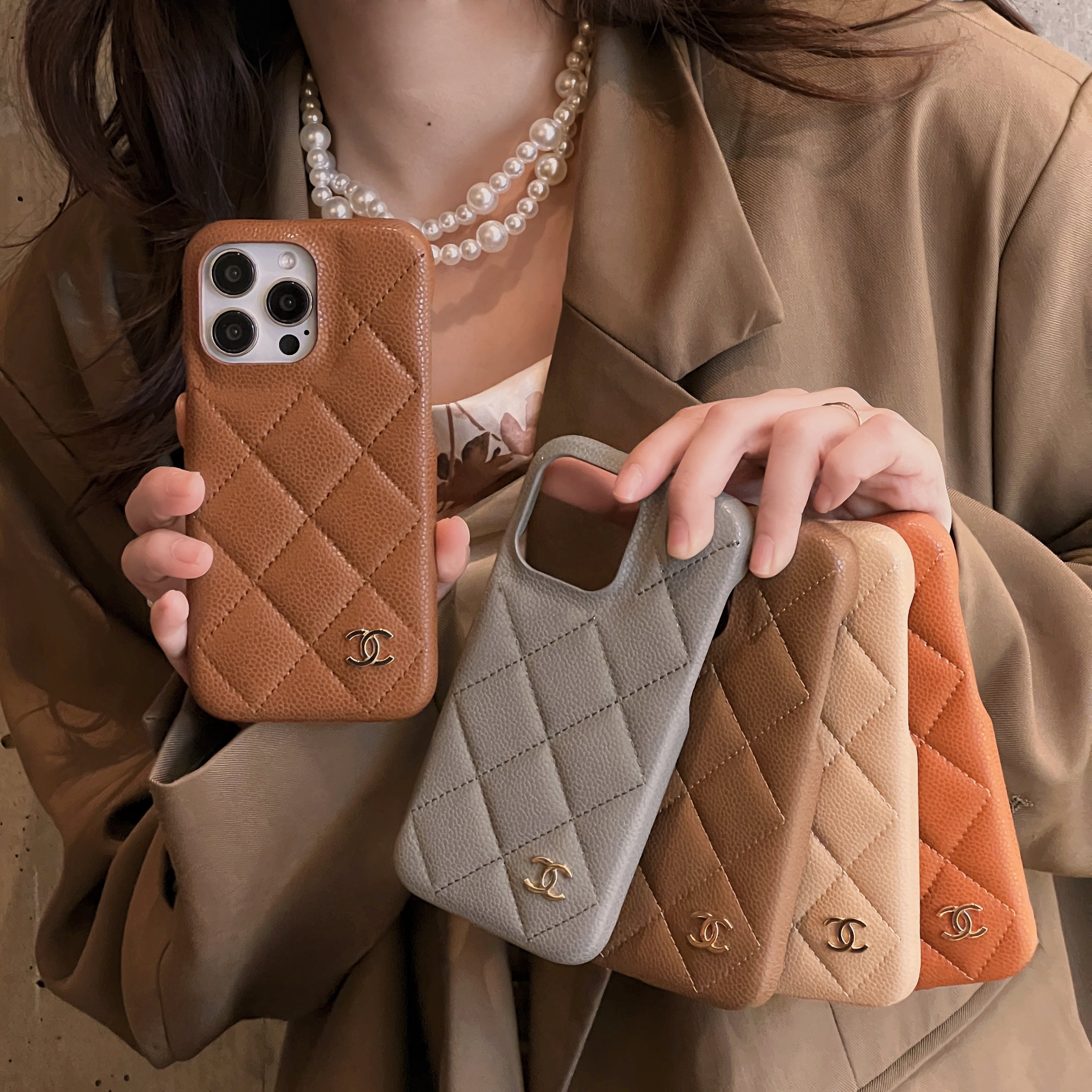 CC Leather iPhone Case - Bestocase
