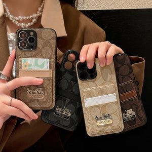 Coa Card Bag Leather iPhone Case - Bestocase