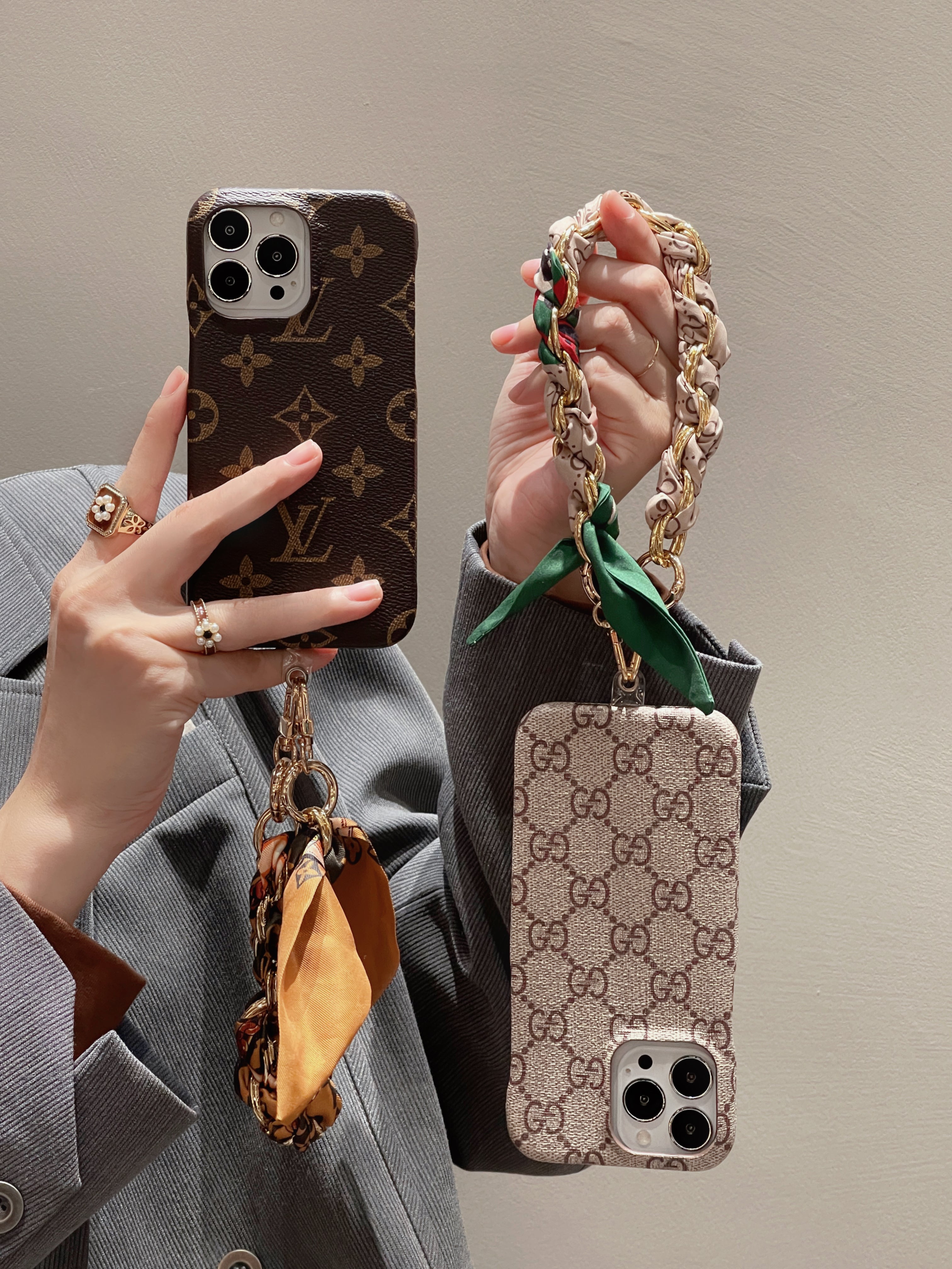 Lou Silk Wristband iPhone Case - Bestocase