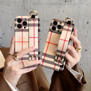 Bur Classic Color Wristband iPhone Case - Bestocase