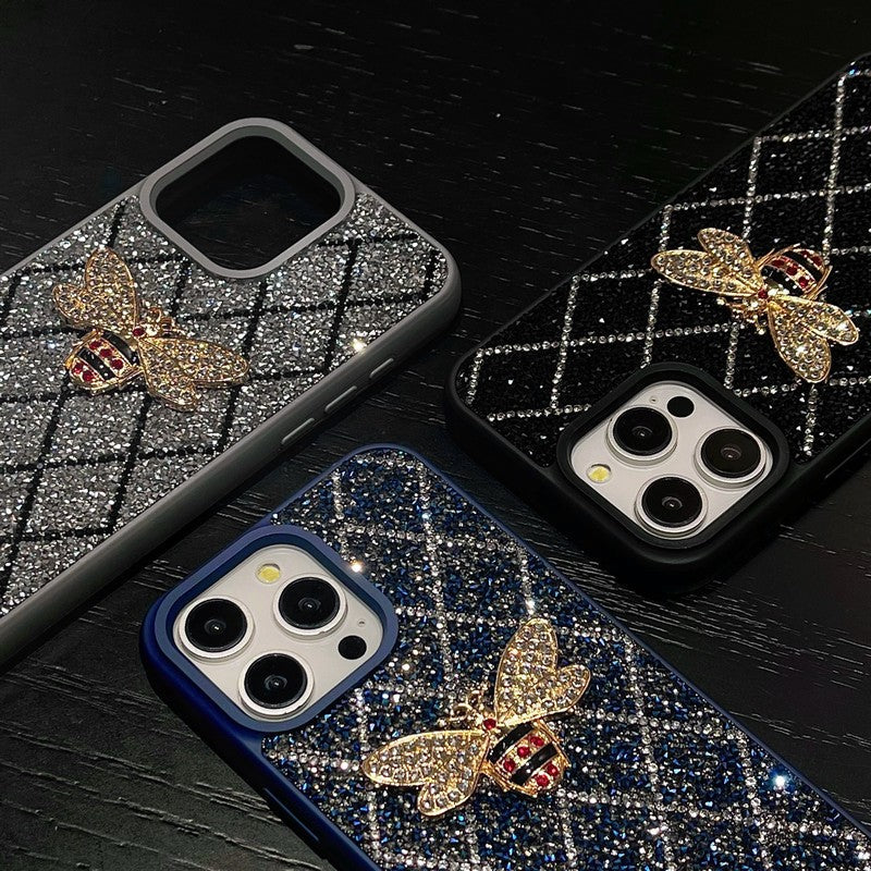 GG Bee Diamond iPhone Case - Bestocase