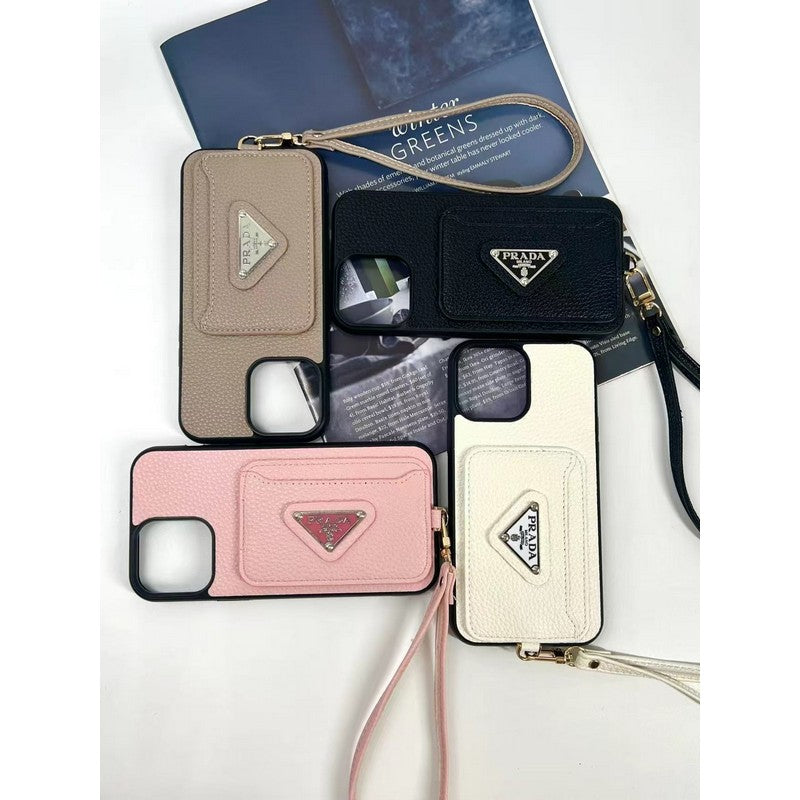 Pra Four Colors Card Bag iPhone Case - Bestocase