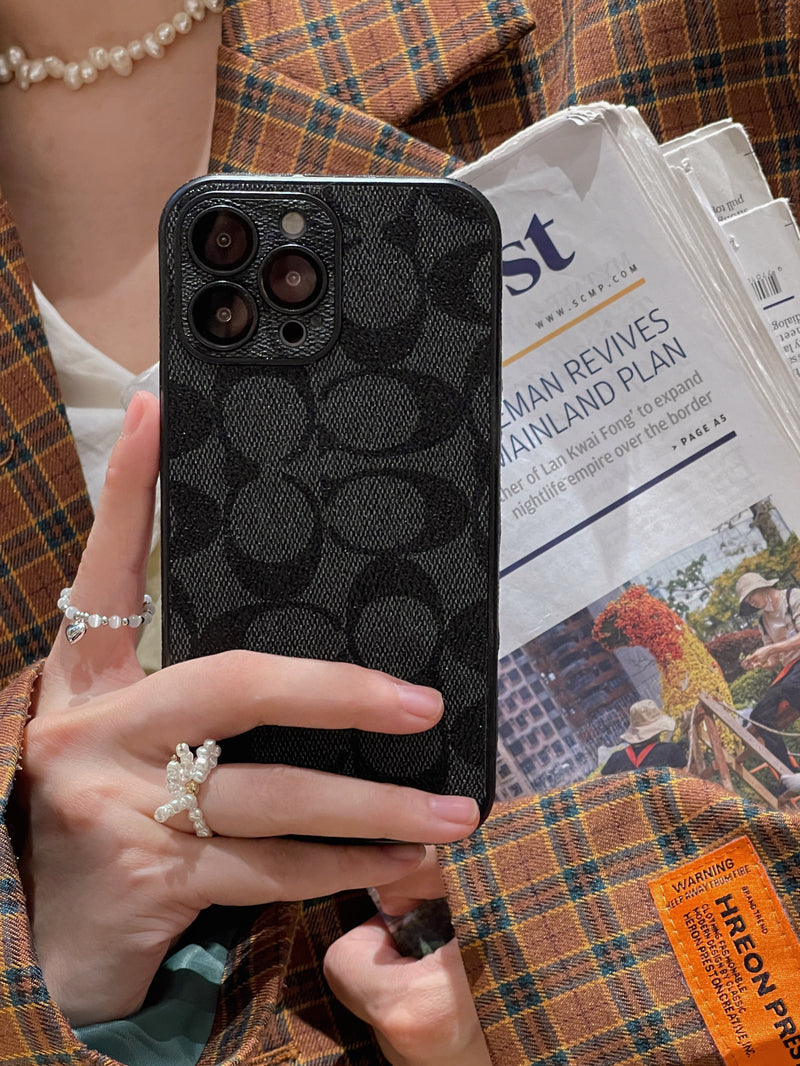 Coach iPhone Case  Black -QB240402 - Bestocase
