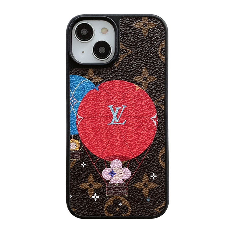 Lou Balloon & Heart Leather iPhone Case - Bestocase