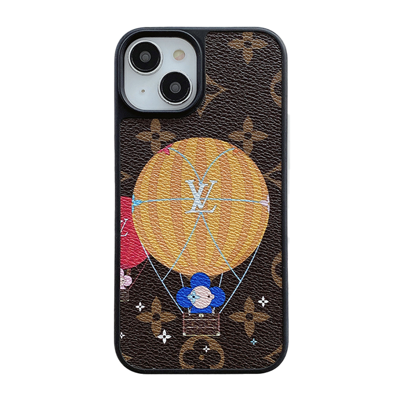 Lou Balloon & Heart Leather iPhone Case - Bestocase