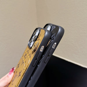 Lou Card Holder Leather iPhone Case - Bestocase