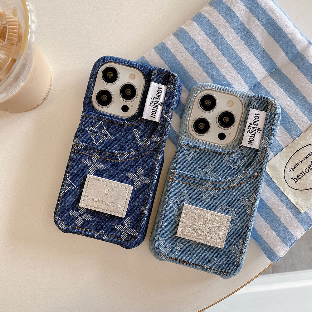 Lou Jeans Pattern iPhone Case - Bestocase