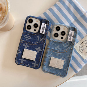 Lou Jeans Pattern iPhone Case - Bestocase