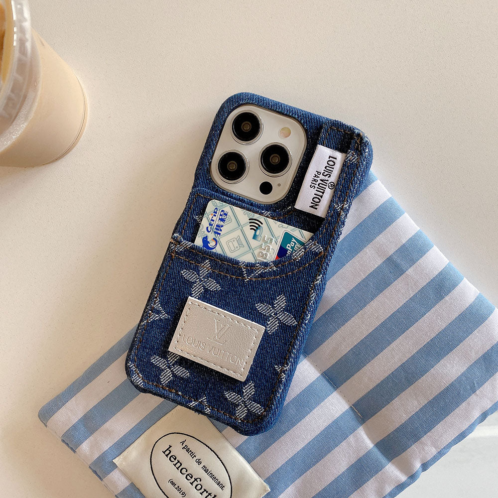 Lou Jeans Pattern iPhone Case - Bestocase