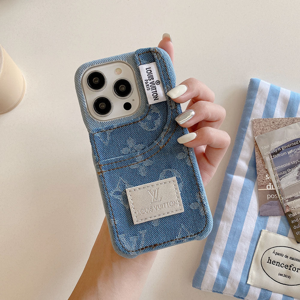 Lou Jeans Pattern iPhone Case - Bestocase