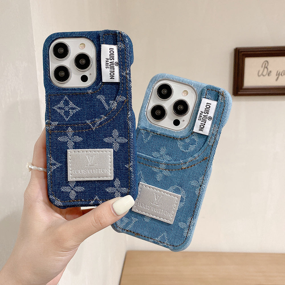 Lou Jeans Pattern iPhone Case - Bestocase