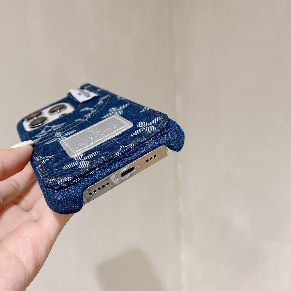 Lou Jeans Pattern iPhone Case - Bestocase