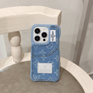 Lou Jeans Pattern iPhone Case - Bestocase