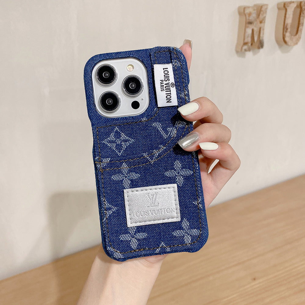 Lou Jeans Pattern iPhone Case - Bestocase
