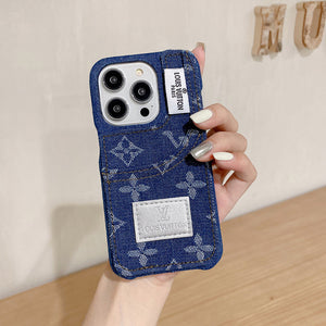 Lou Jeans Pattern iPhone Case - Bestocase