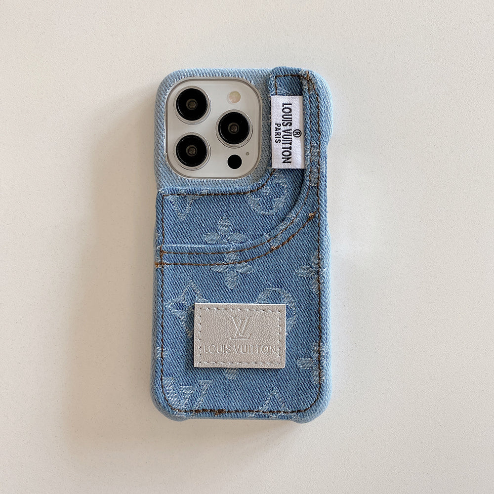 Lou Jeans Pattern iPhone Case - Bestocase