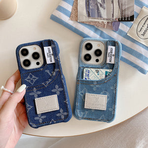 Lou Jeans Pattern iPhone Case - Bestocase