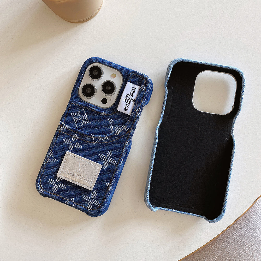 Lou Jeans Pattern iPhone Case - Bestocase