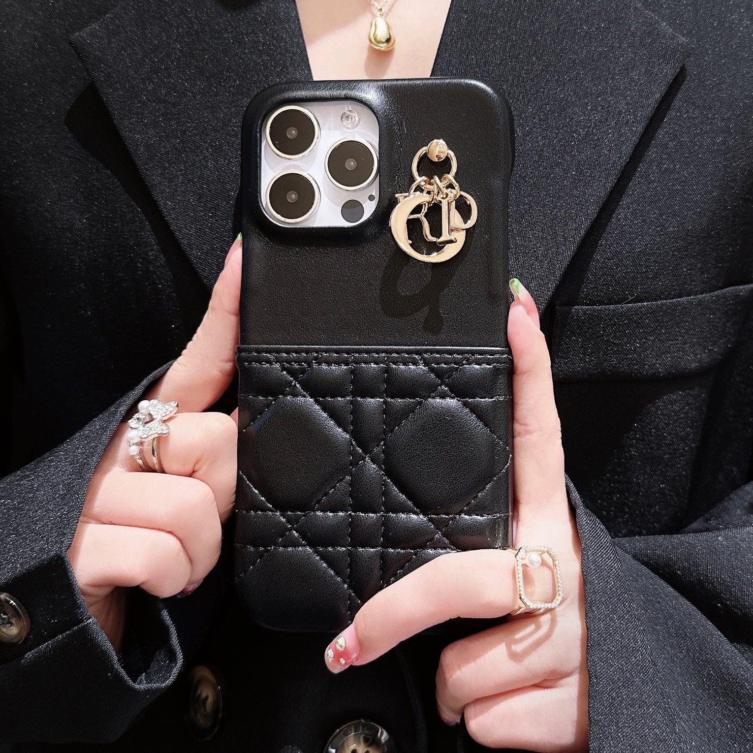CD Leather iPhone Case - Bestocase