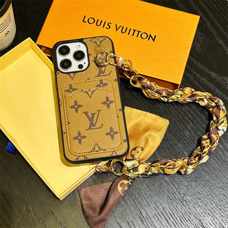 Lou Card Holder Scarves iPhone Case - Bestocase
