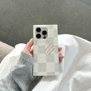 Lou Black & White Sqaure iPhone Case - Bestocase