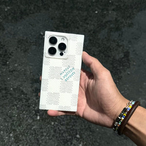 Lou Black & White Sqaure iPhone Case - Bestocase
