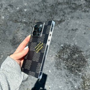 Lou Black & White Sqaure iPhone Case - Bestocase