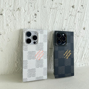Lou Black & White Sqaure iPhone Case - Bestocase