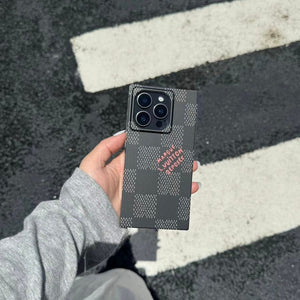 Lou Black & White Sqaure iPhone Case - Bestocase