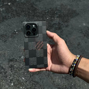 Lou Black & White Sqaure iPhone Case - Bestocase