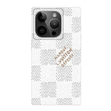 Lou Black & White Sqaure iPhone Case - Bestocase