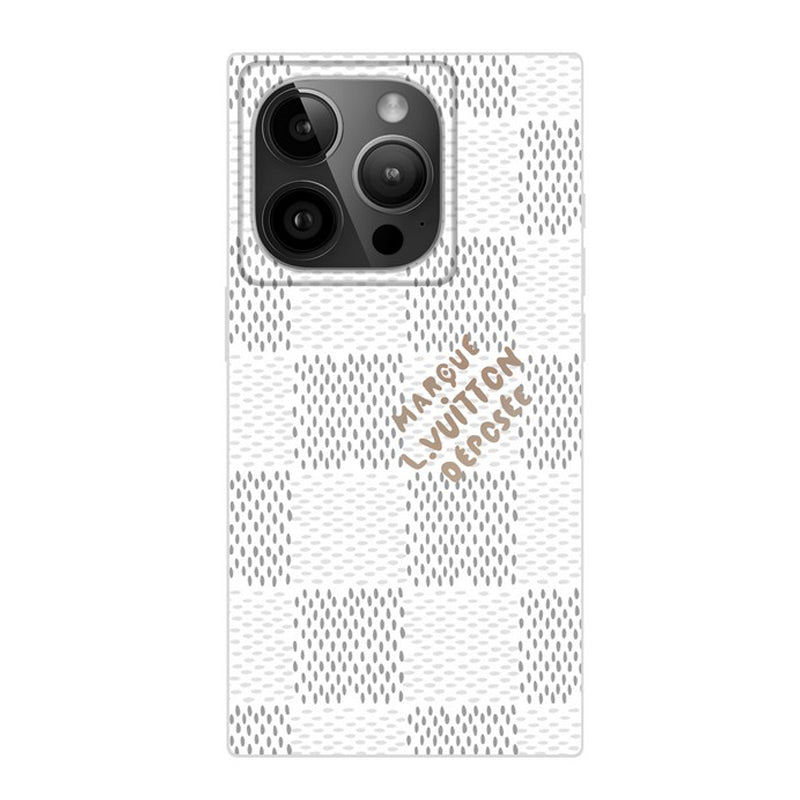 Lou Black & White Sqaure iPhone Case - Bestocase
