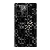 Lou Black & White Sqaure iPhone Case - Bestocase