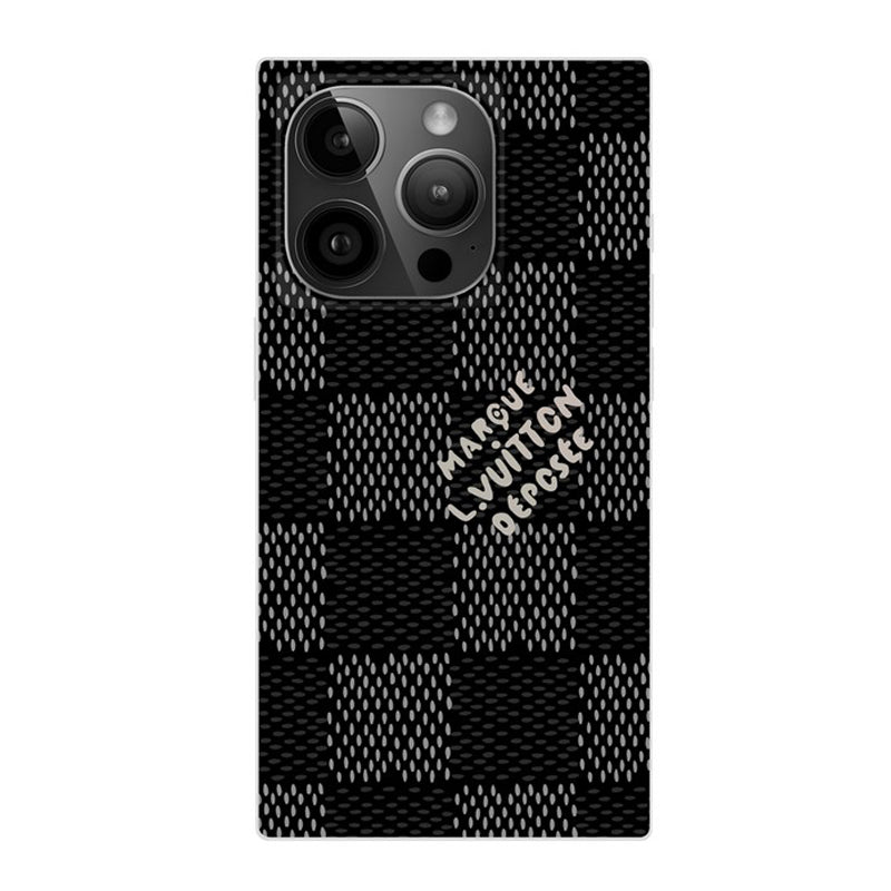 Lou Black & White Sqaure iPhone Case - Bestocase