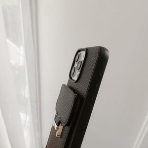 H Card Bag Leather Crossbody iPhone Case - Bestocase
