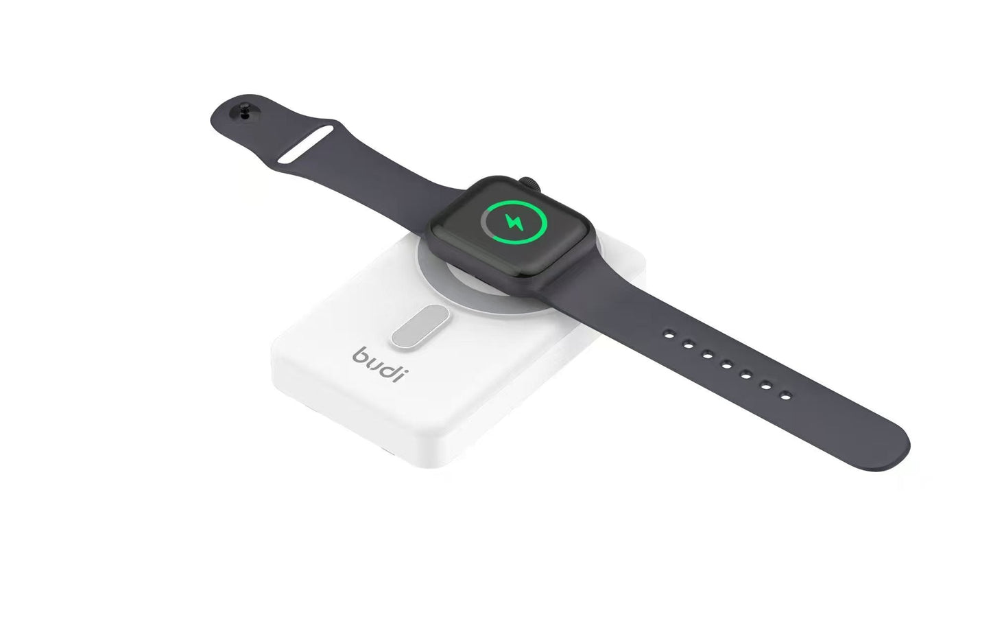 Compact Wireless Charging Power Bank – Fast & Portable for Phones, AirPods & Watches