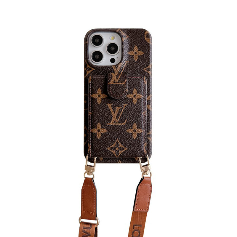 Lou Card Bag Crossbody Chain iPhone Case - Bestocase