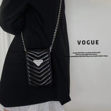 Black Bling Design Phone Bag mysite