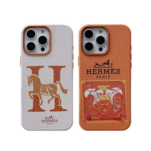 Herm Leather iPhone Case - Bestocase