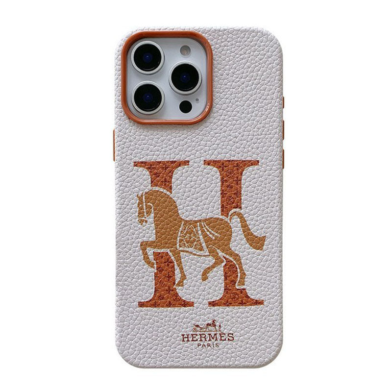 Herm Leather iPhone Case - Bestocase