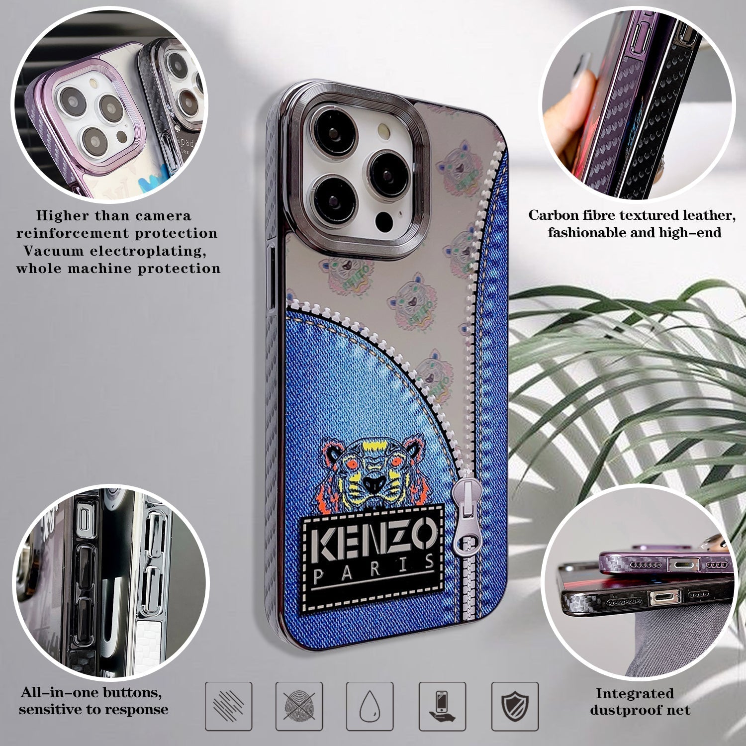 KENZO iPhone case A35  A36 - Bestocase