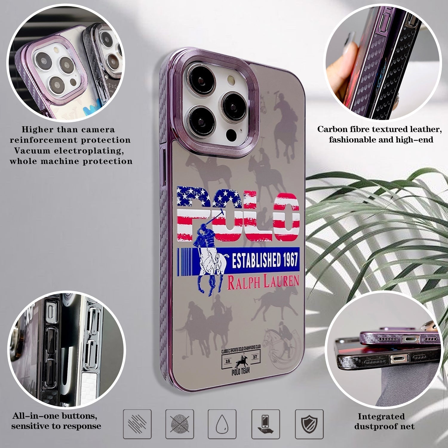 POLO iPhone case A31  A32 - Bestocase