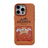 Herm Leather iPhone Case - Bestocase