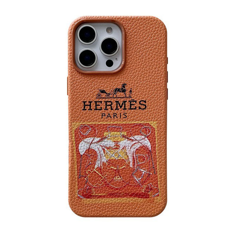 Herm Leather iPhone Case - Bestocase