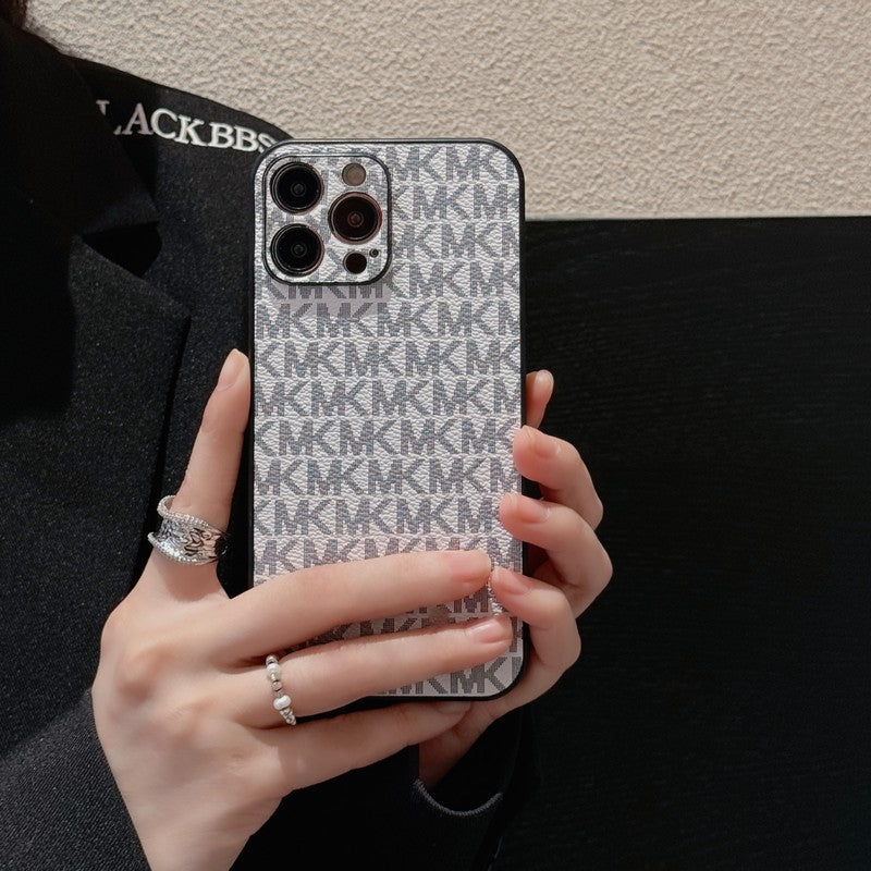 MK Leather iPhone Case - Bestocase