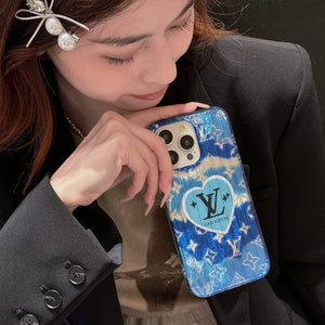 Lou Pink & Blue iPhone Case - Bestocase