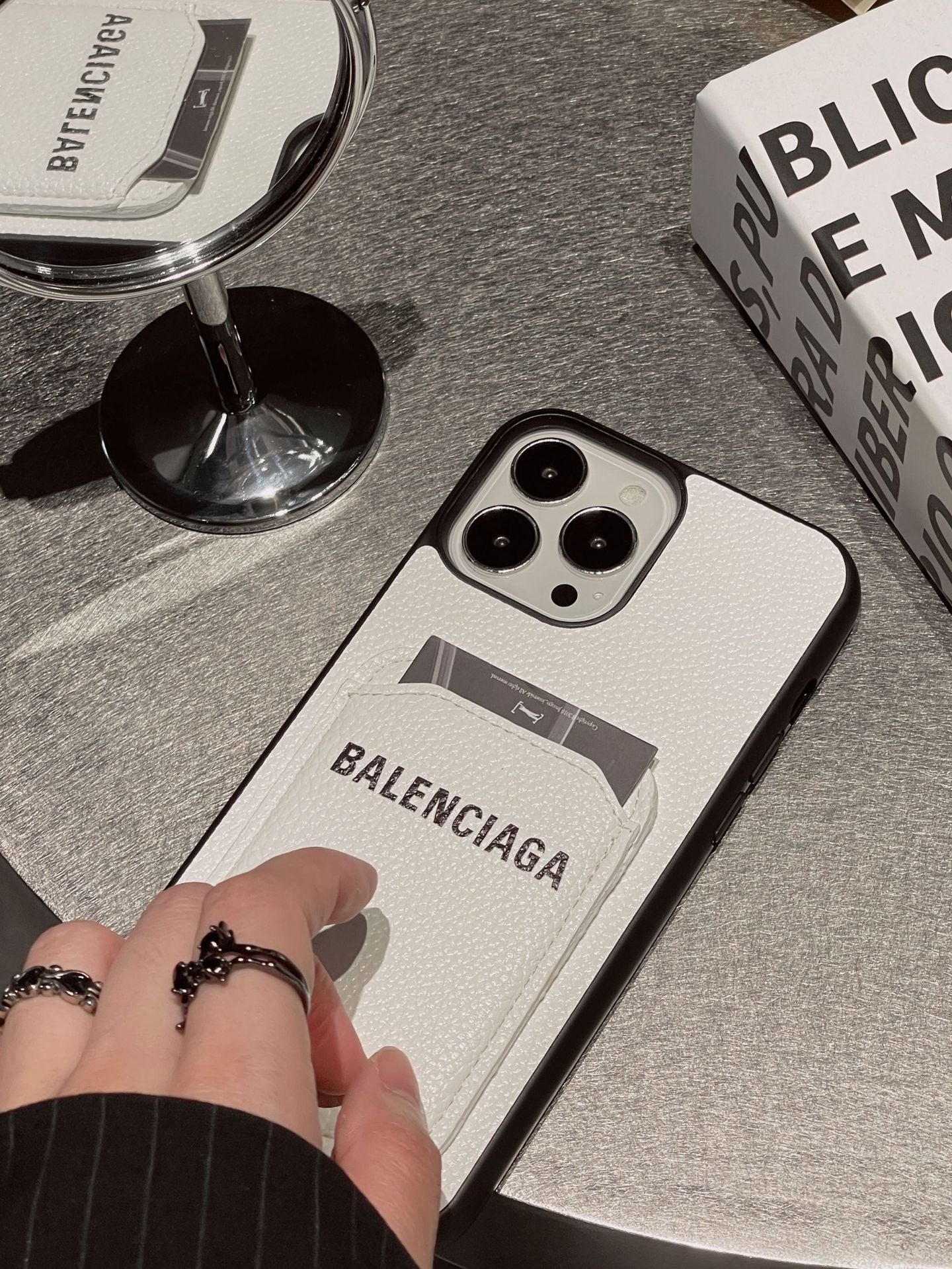 BB Card Holder Leather iPhone Case - Bestocase