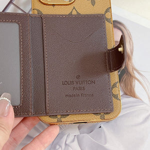 Lou Classic Color Card Bag iPhone Case - Bestocase